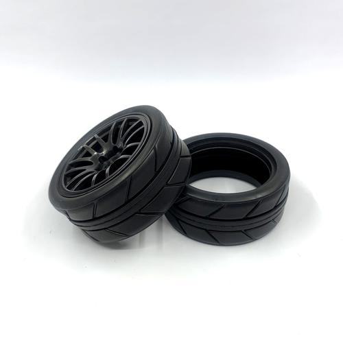 rc遥控车轮胎配件加工定制竞速平跑1/10玩具模型车轮胎皮橡胶轮胎
